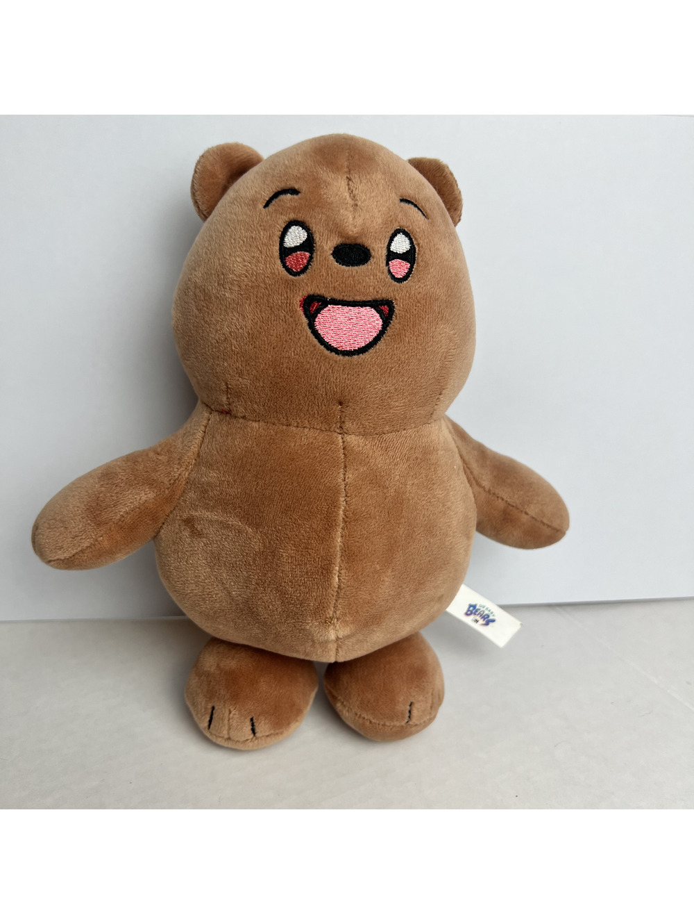 Toy Factory We Baby Bears Plush Brown Chibi Grizz (Grizzly) Cartoon Network